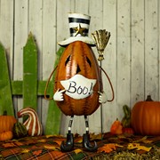 Zaer Ltd International 27.5" Tall Top Hat Jack-O-Lantern with Face Mask ZR196412