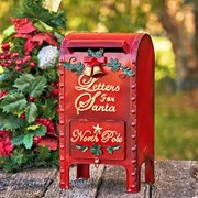 Zaer Ltd International 16" Tall Small "Letters for Santa" Christmas Mailbox ZR361497-SM