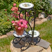 Zaer Ltd. International "Odessa" Three-Tier Mosaic Plant Stand ZR852514