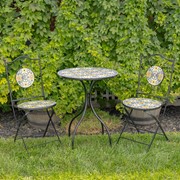 Zaer Ltd International "Sydney II" Mosaic Bistro Set ZR851244-5-SET