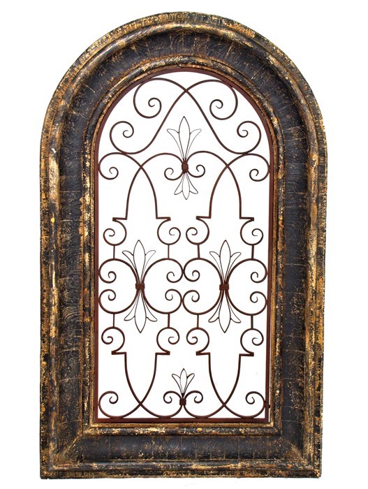 arched wooden window collage picture frame with glass
