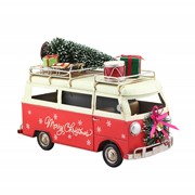 Zaer Ltd. International 1970's Inspired Christmas Bus with Wreath & Gifts ZR191838 View 2