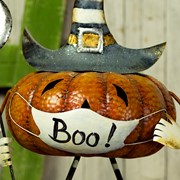 Zaer Ltd International 20.5" Tall Witch Hat Jack-O-Lantern with Face Mask ZR196413 View 2