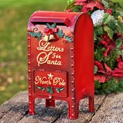 Zaer Ltd International 16" Tall Small "Letters for Santa" Christmas Mailbox ZR361497-SM View 2