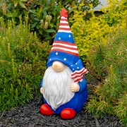 Zaer Ltd. International "The Americanos" Set of 6 Assorted American Patriot Garden Gnomes ZR220000-SET View 2