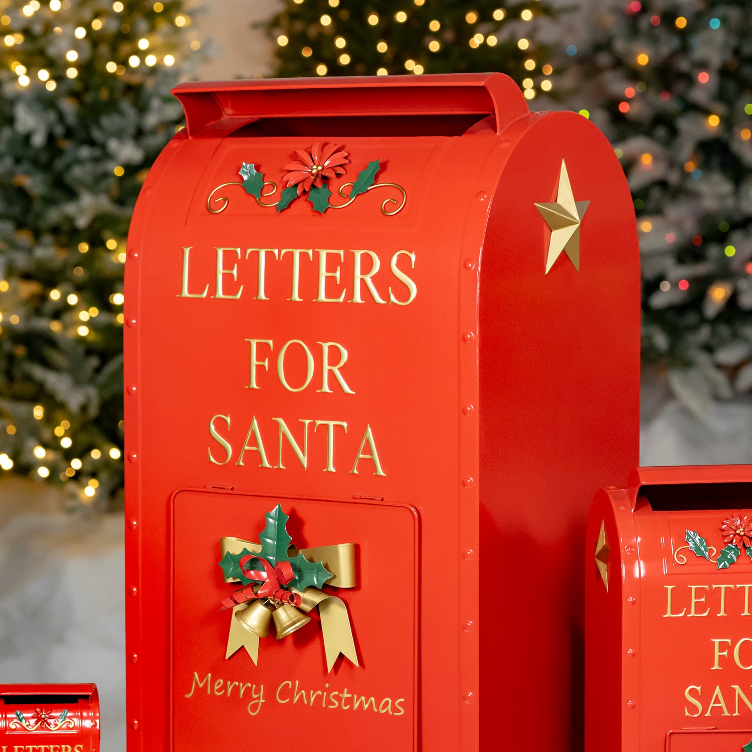 Set of 3 Letters to Santa Christmas Mailboxes