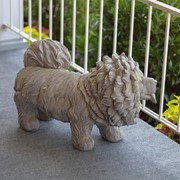 Zaer LTD. International Pre-Order: Magnesium Chow Chow Statue "The Duchess" ZR639850 View 3