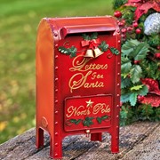 Zaer Ltd International 16" Tall Small "Letters for Santa" Christmas Mailbox ZR361497-SM View 3