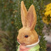 Zaer Ltd. International 25" Tall Magnesium Easter Rabbit Garden Statue "Clayton B. Rabbit" ZR342125 View 3