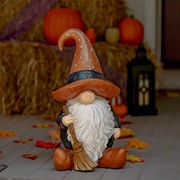 Zaer Ltd. International "The Hobgoblins" Set of 6 Assorted Halloween Garden Gnomes ZR218005-SET View 3