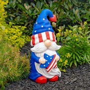 Zaer Ltd. International "The Americanos" Set of 6 Assorted American Patriot Garden Gnomes ZR220000-SET View 3