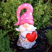 Zaer Ltd. International "The Valentinos" Set of 6 Assorted Valentine's Day Garden Gnomes ZR210000-SET View 3