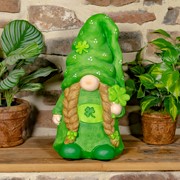 Zaer Ltd. International "The Shamrocks" Set of 6 Assorted St. Patrick's Day Garden Gnomes ZR218400-SET View 3