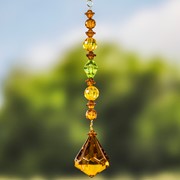 Zaer Ltd. International 13" Long Hanging Acrylic Diamond Decor in 2 Assorted Colors ZR600920 View 3