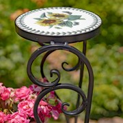 Zaer Ltd. International "Odessa" Three-Tier Mosaic Plant Stand ZR852514 View 3