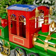 Zaer Ltd. International 5.85ft. Long Medium Christmas Train with Cart & Lanterns "Blessed Bullet" ZR200555-RG View 3