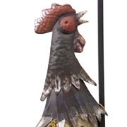 Zaer Ltd. International Set of 2 Rooster and Hen Three-Dimensional Framed Hanging Wall Decor ZR140937 View 4