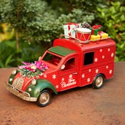 Zaer Ltd. International Old-Style Christmas Truck with Snowflakes and Gifts ZR191824 View 4