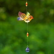 Zaer Ltd. International Five Tone Acrylic Robin Ornament with Balloon Dangle in 6 Assorted Colors ZR506217 View 4