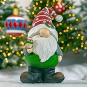 Zaer Ltd. International "The Goodfellows" Set of 6 Assorted Christmas Garden Gnomes ZR218030-SET View 4