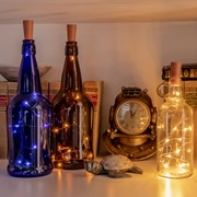 Zaer Ltd, International 3.3 Foot Long Bottle Cork LED String Lights with 10 Lights (Solar Powered) LS071118 View 4