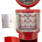 Zaer Ltd. International 70.5" Tall Old Style Gas-Pump-Shaped Wine Rack in Red "Route 66" ZR550440 View 4