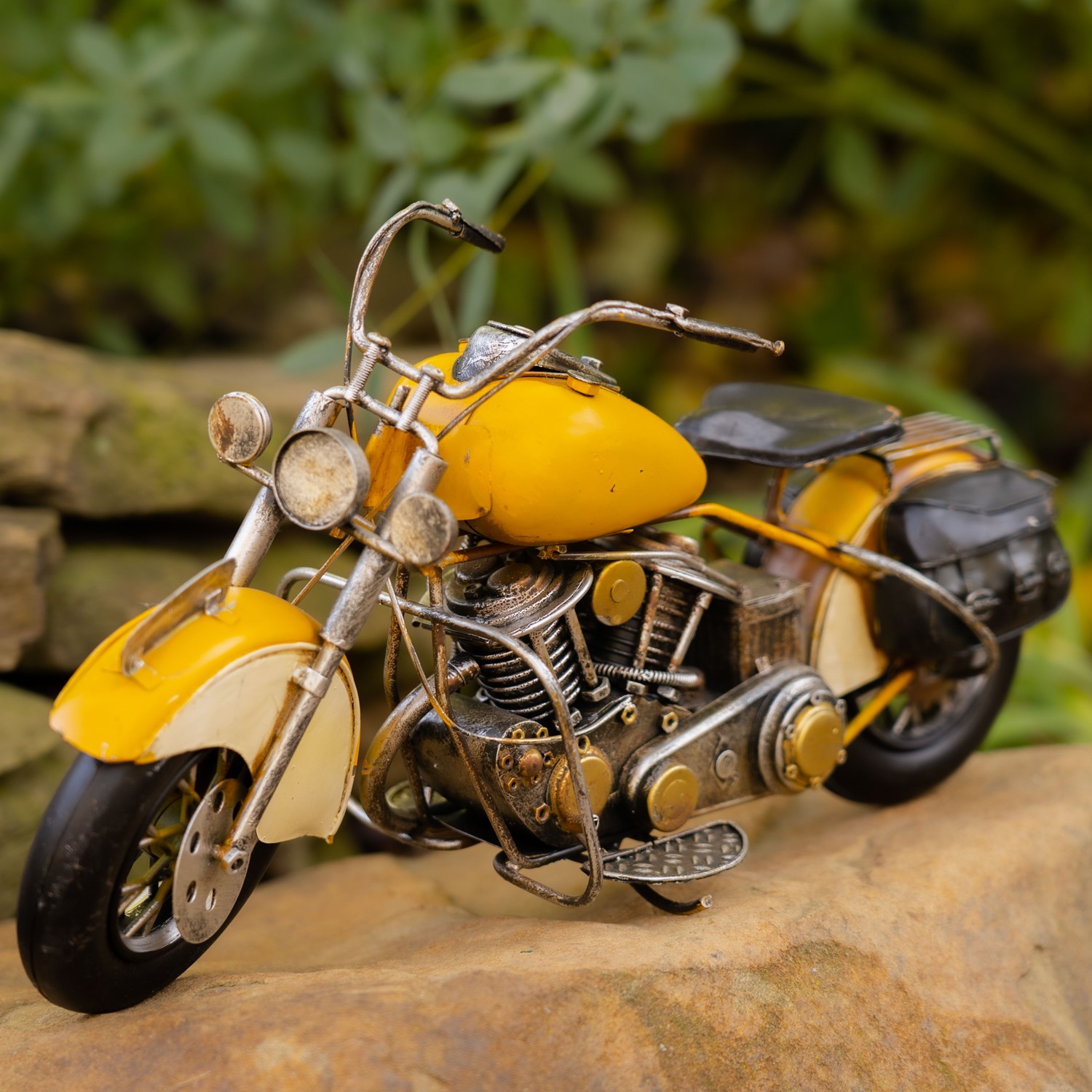 SET/6 ASSORTED VINTAGE STYLE MODEL MOTORCYCLES