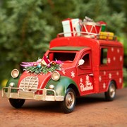 Zaer Ltd. International Old-Style Christmas Truck with Snowflakes and Gifts ZR191824 View 5