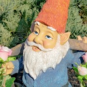 Zaer Ltd. International 21" Tall Spring Gnome Garden Statue Holding Two Buckets ZR244620 View 5