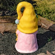 Zaer Ltd. International Set of 2 Easter Garden Gnome Couple with Bunny Ears and Painted Eggs ZR218020-SET View 5