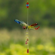 Zaer Ltd. International Hanging Five Tone Acrylic 3-Piece Dragonfly Chain in 6 Assorted Colors ZR521617 View 5