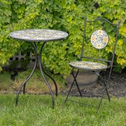 Zaer Ltd International "Sydney II" Mosaic Bistro Set ZR851244-5-SET View 5