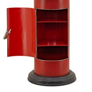 Zaer Ltd. International 70.5" Tall Old Style Gas-Pump-Shaped Wine Rack in Red "Route 66" ZR550440 View 5