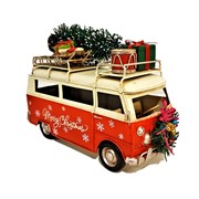 Zaer Ltd. International 1970's Inspired Christmas Bus with Wreath & Gifts ZR191838 View 6