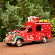 Zaer Ltd. International Old-Style Christmas Truck with Snowflakes and Gifts ZR191824 View 6