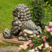 Zaer Ltd International Pre-Order: 24.5" Tall Set of 2 Chinese Lions "Fu Dog" Guardian Statue ZR583240-SET View 6