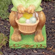 Zaer Ltd. International 25" Tall Magnesium Easter Rabbit Garden Statue "Clayton B. Rabbit" ZR342125 View 6