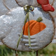 Zaer Ltd. International 40.7" Tall Thanksgiving Turkey Large Galvanized Flat Stake ZR170512 View 6