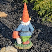 Zaer Ltd. International 16" Tall Spring Gnome Garden Statue with Mushrooms ZR244416 View 6