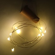 Zaer Ltd, International 3.3 Foot Long Bottle Cork LED String Lights with 10 Lights (Solar Powered) LS071118 View 6