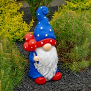 Zaer Ltd. International "The Americanos" Set of 6 Assorted American Patriot Garden Gnomes ZR220000-SET View 6