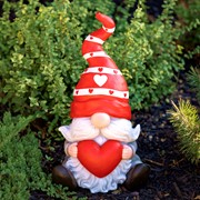 Zaer Ltd. International "The Valentinos" Set of 6 Assorted Valentine's Day Garden Gnomes ZR210000-SET View 6