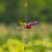 Zaer Ltd. International Hanging Five Tone Acrylic 3-Piece Dragonfly Chain in 6 Assorted Colors ZR521617 View 6