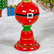 Zaer Ltd. International 5.5 ft. Tall Santa Inspired Christmas Ornament Tower with Belt Buckles ZR220428 View 6