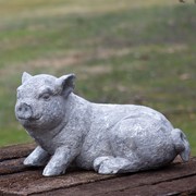 Zaer Ltd International Small Magnesium Piglet Statue "Clover" ZR139520 View 7