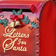 Zaer Ltd International 16" Tall Small "Letters for Santa" Christmas Mailbox ZR361497-SM View 7