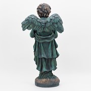 Zaer Ltd International 39" Tall Magnesium Angel Statue Praying in Antique Bronze "Taylor" ZR341339-BZ View 7