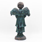 Zaer Ltd International 39" Tall Magnesium Angel Statue Reading a Book in Antique Bronze "Symone" ZR341639-BZ View 7