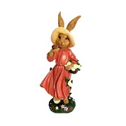 Zaer Ltd. International 25" Tall Magnesium Rabbit Garden Statue with Flower & Snail "Miss Maggie Mae" ZR437253 View 7