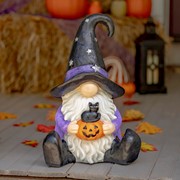 Zaer Ltd. International "The Hobgoblins" Set of 6 Assorted Halloween Garden Gnomes ZR218005-SET View 7
